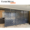 Pantalla de partición de metal de corte por láser para decoración de interiores Panel de metal personalizado Pantalla de corte por láser de aluminio para exteriores