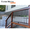 Las barandillas de cerca de aluminio de nuevo diseño están hechas a medida para balcones de aluminio y balcones de escaleras de cualquier tamaño.