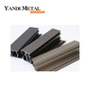 Marcos de material de alta calidad para puertas y ventanas anodizados 6063 Fabricante de perfiles de extrusión de aluminio personalizados
