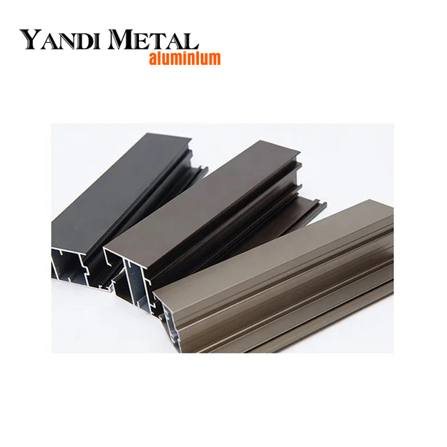 Marcos de material de alta calidad para puertas y ventanas anodizados 6063 Fabricante de perfiles de extrusión de aluminio personalizados