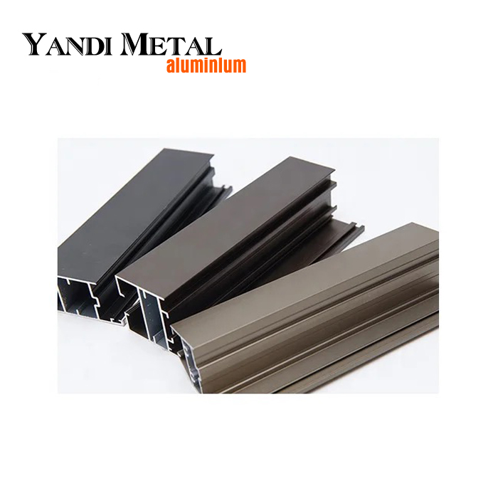 Marcos de material de alta calidad para puertas y ventanas anodizados 6063 Fabricante de perfiles de extrusión de aluminio personalizados