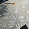 1100 1050 1060 3003 5052 5754 6061 6082 Placa de control de aluminio gofrado antideslizante de 5 barras