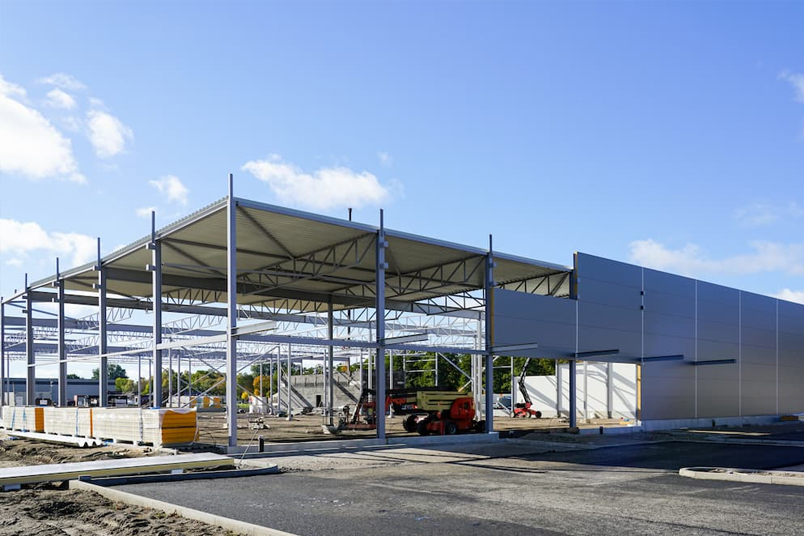 Componentes prefabricados de aluminio para proyectos de construcción rápida