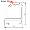 Perfil de aluminio estructural Foshan de aluminio de extrusión de máquina para la fabricación de módulos publicitarios