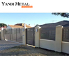 Valla de listón horizontal de aluminio impermeable para jardín, cerca de persiana de pantalla, cerca de jardín de Panel