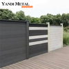 Valla decorativa de alta calidad para jardín, patio, casa, privacidad semi o total, grano de madera, placa de valla WPC para jardín al aire libre
