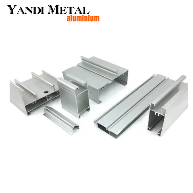 Yandi, material de aluminio Fram anodizado en caliente, fabricante de puertas y ventanas de aluminio extruido personalizado 6063