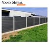Valla de jardín de plástico, madera y aluminio de fábrica Yandi