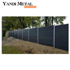 Valla de jardín de plástico, madera y aluminio de fábrica Yandi