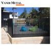 Panel de rejilla para exteriores, valla de listones de privacidad de seguridad de aluminio elegante, valla decorativa de aluminio para jardín