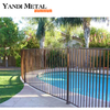 Valla de seguridad decorativa Valla de jardín La calidad moderna de aluminio del aluminio de la valla metálica es buena