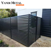 Valla de listones de diseño de fábrica de aleación de aluminio