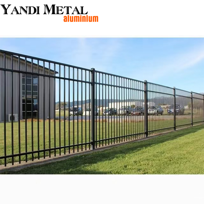 Fabricante de nuevos paneles de valla de aluminio de diseño moderno para vallas de aluminio de seguridad para jardín y patio trasero