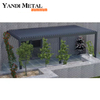 Pérgola de aluminio Yandi, pérgola de aluminio para colgar en la pared de jardín exterior, pérgola eléctrica manual personalizada, perfil de aluminio