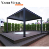 Pérgola de aluminio modificada para requisitos particulares 3*4 4*4 Pérgola de aluminio impermeable al aire libre moderna de lujo de la persiana