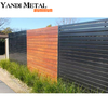 Nueva valla metálica de aluminio, valla de placa de aluminio de diseño moderno, valla de placa de aluminio de alta calidad