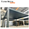 Las persianas de aluminio al aire libre clasificadas aduana retractables modernas del gazebo se casan al aire libre