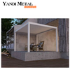 Venta de calidad, función impermeable, jardín, pérgola de aluminio, sistema de pérgola, techo de rejilla impermeable