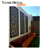 Pantalla de partición de metal de corte por láser para decoración de interiores Panel de metal personalizado Pantalla de corte por láser de aluminio para exteriores