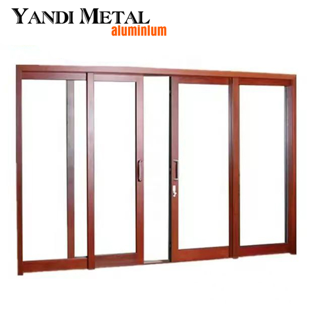 Persianas de doble acristalamiento Ventana de aluminio Vidrio Ventana abatible de aluminio Ventana corrediza de aluminio de aleación de rotura en caliente