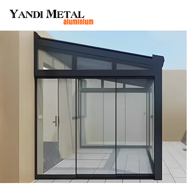 Solarium Solarium profesional de aluminio a medida Jardín Solarium casa de cristal
