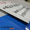 Etiqueta de placa compuesta de aluminio recubierta de PE Material ACM ACP