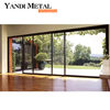 Puertas exteriores de aluminio plegables en acordeón con doble acristalamiento puertas plegables dobles