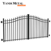 Puerta de aluminio automática de metal para soldadura profesional, puerta corredera de soldadura con recubrimiento en polvo, puerta de entrada de entrada de aluminio