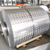 1100 1050 1060 3003 5052 5754 6061 6082 Placa de control de aluminio gofrado antideslizante de 5 barras