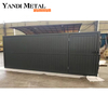 Perfiles de cerca de acero galvanizado de aluminio de lujo de moda personalizados Paneles y puertas de cerca unidos de color