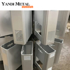 Perfil de carcasa de aluminio CNC de carcasa de pila de carga de batería de vehículo eléctrico personalizado para fábrica de fuentes de plantas de energía