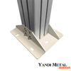 6063 perfiles de aluminio para paneles solares con marco