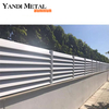 Valla de listón horizontal de aluminio impermeable para jardín, cerca de persiana de pantalla, cerca de jardín de Panel