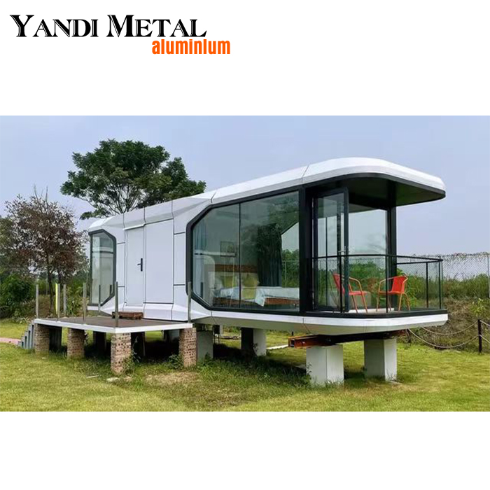 Casa modular familiar pequeña, contenedor de nuevo diseño, sala cápsula prefabricada para sala cápsula de embarque