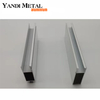 Fabricante de perfil extruido de aluminio personalizado 6063 T5 de Fram de gran venta con superficie anodizada