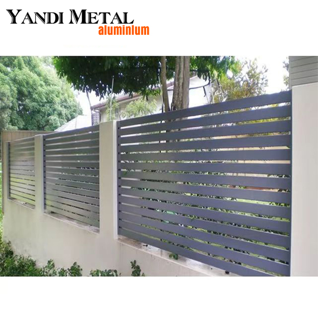 Yandi Aluminium Pop diseña vallas decorativas de aluminio y vallas decorativas de aluminio para jardín