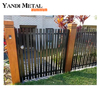 Red de perfil de valla de jardín de aluminio de bajo mantenimiento fácil de instalar para el hogar al aire libre