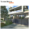 Fabricantes Yandi, placa de valla de aluminio de nuevo diseño, placa de valla de jardín, placa de valla de metal barata de aluminio