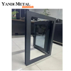 Ventana de aislamiento de aluminio con doble acristalamiento, diseño profesional, venta directa de fábrica Yandi