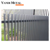 Valla compuesta de panel de tiras de aluminio Valla de privacidad Valla de hoja de seguridad personalizada para exteriores de metal con adornos de aluminio