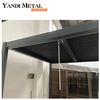 Sombra de aluminio de la pérgola del techo del metal de la pérgola del control del viento de la protección solar al aire libre