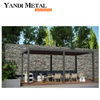 Pérgola y cenador impermeables al aire libre de aluminio eléctricos al aire libre de la pergola de la pérgola moderna de encargo