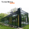 Muro cortina Ventana operable marco de aluminio fijo ventana corrediza de vidrio interior muro cortina de aluminio