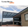 Pérgola de lamas de aluminio móvil bioclimática de diseño moderno de aluminio personalizada de alta calidad