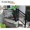 Barandilla exterior de escalera metálica de aluminio de seguridad Barandilla de panel Barandilla de aluminio cubierta de barandilla de escalera