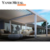 Fabricación de persianas impermeables toldo pérgola de aluminio cubierta eléctrica exterior pérgola bioclimática