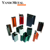 Perfiles extruidos de aluminio al por mayor de fábrica 6063 6061 Perfiles extruidos de aluminio de Yandi