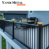 Las barandillas de cerca de aluminio de nuevo diseño están hechas a medida para balcones de aluminio y balcones de escaleras de cualquier tamaño.