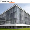 Muro cortina de vidrio de aluminio sin marco con doble acristalamiento, panel de fachada, muro cortina exterior