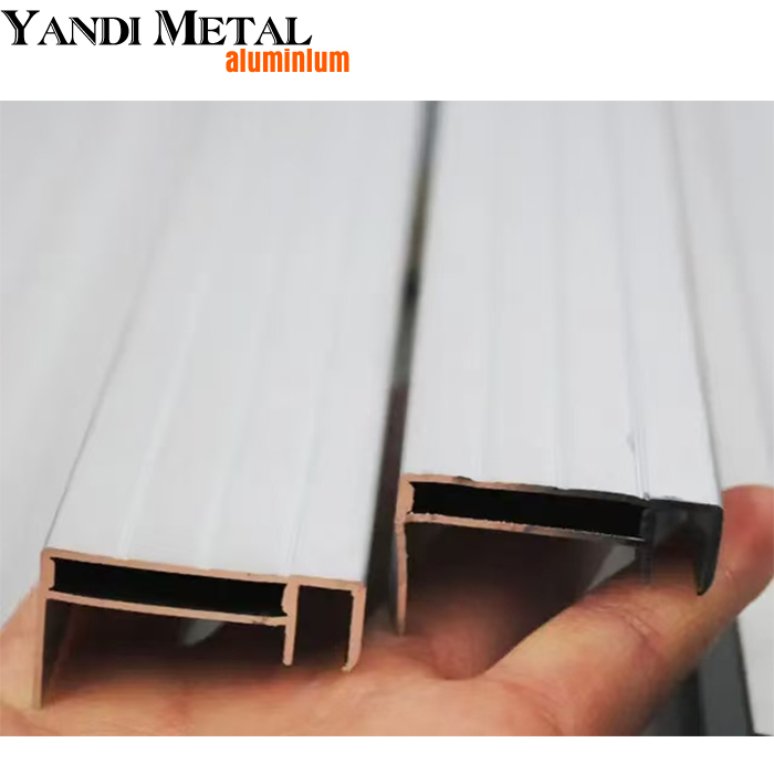 Aluminio anodizado 6063-t5, estructura de montaje de panel solar de perfil de aluminio OEM